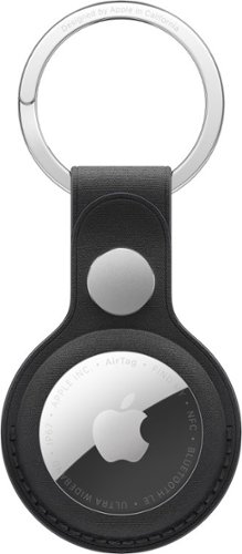 Apple - AirTag FineWoven Key Ring - Black