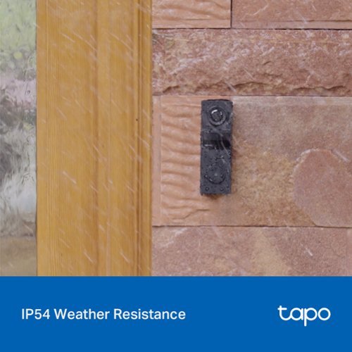 TP-Link Tapo Smart Live View 2K Video Doorbell with Ring Call, 160° FOV, Local and Cloud Storage - No Monthly Fees - Black BUY IN MIDDLE EAST
