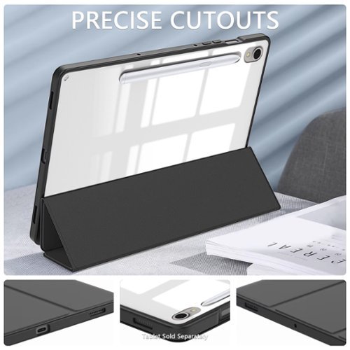 SaharaCase Venture Series Folio Case for Samsung Galaxy Tab S10 FE - Scorpion Black BUY IN EUROPE