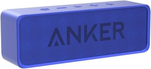 Anker Soundcore Portable Waterproof Bluetooth Speaker - Ideal for Travel - Blue-Front_Standard 