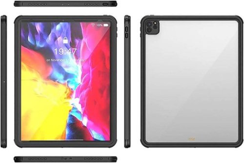 SaharaCase Water-Resistant Case for Apple iPad Pro 12.9 (4th, 5th, and 6th Gen 2020-2022) - Black HOW TO BUY