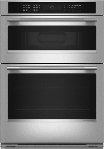 KitchenAid - 30" Built-In Electric Convection Combination Wall Oven with Microwave and Air Fry Mode - Stainless Steel