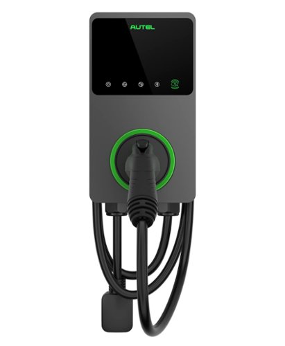 Autel - MaxiCharger J1722 Level 2 NEMA 14-50 Electric Vehicle (EV) Smart Charger - up to 40A - 25' - Dark Gray-Front_Standard 