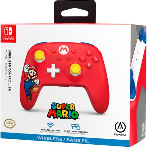 PowerA  Wireless Controller for Nintendo Switch - Mario Joy - Mario Joy SHOP ONLINE