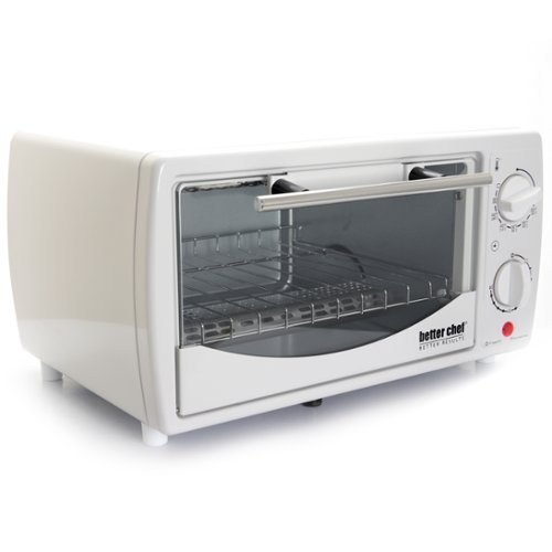 Better Chef - 4-Slice Toaster Oven - White-Front_Standard 