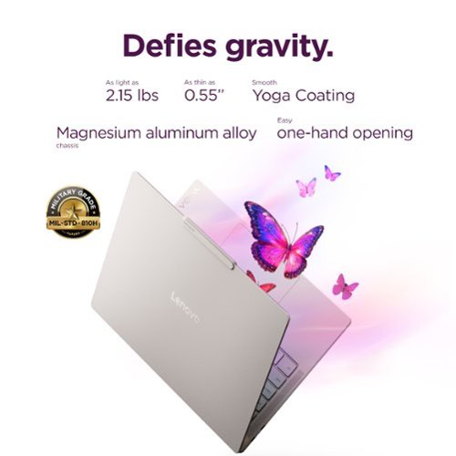 Lenovo Yoga Slim 7i Ultra Aura Edition- 14 3K 120Hz OLED Touchscreen Laptop- Core Ultra 7 355 2026- 32GB Memory- 1TB Storage - Seashell WHERE TO BUY