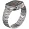 Ultra Supply Co - Titanium Band for Apple Watch Ultra 3/2/1 49mm - Magnet Buckle - Easy Resize Tool-Free Links - Silver-Front_Standard