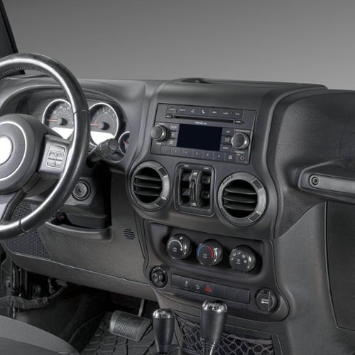 Metra Full Dash Replacement Radio Installation Kit for 2011–2018 Jeep Wrangler JK Vehicles - Black SHOP ONLINE