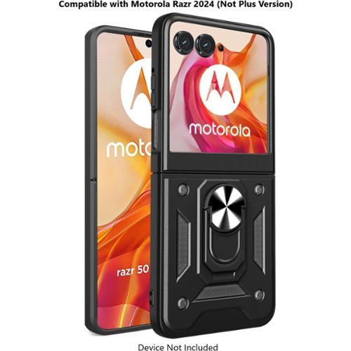 SaharaCase Raider Series Kickstand Case for Motorola Razr (2024) - Scorpion Black WORLDWIDE DELIVERY