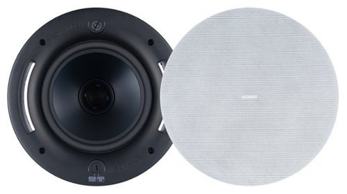 Sonance - PS-C85RTBF SINGLE SPEAKER BAFFLE - Professional Series High Output 8" Passive 2-Way In Ceiling Speaker Baffle (Each) - Paintable White