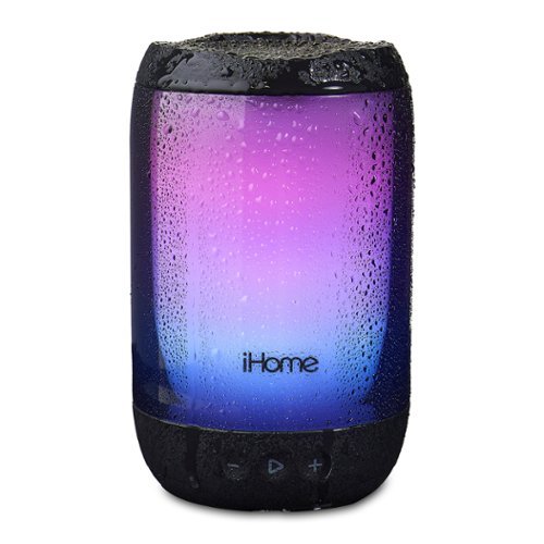iHome Rechargeable Waterproof Bluetooth Speaker - Black WORLDWIDE DELIVERY
