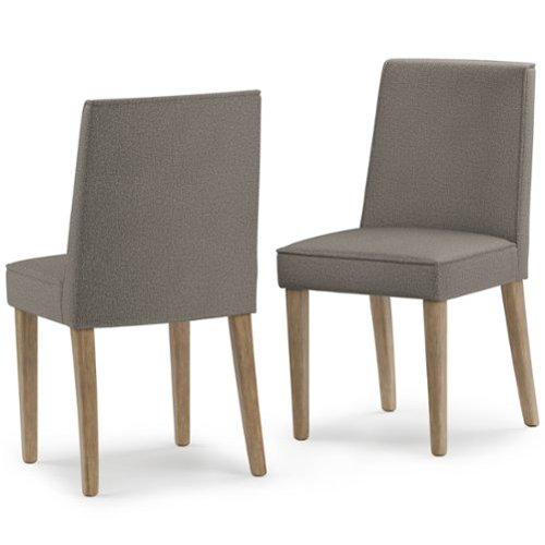Simpli Home - Bartow Dining Chair ( Set of 2 ) - Taupe-Front_Standard 