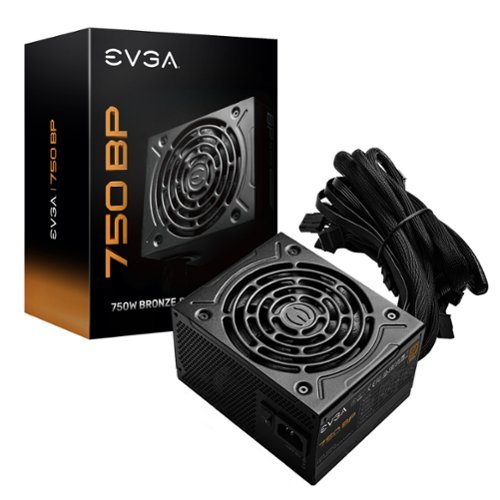 EVGA 750 BP, 80+ BRONZE 750W, 100-BP-0750-K1, Power supply INTERNATIONAL SHIPPING