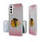 Keyscaper - NHL - Chicago Blackhawks Linen Logo Galaxy Clear Case - S24 - Multicolor-Front_Standard