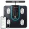 Arboleaf - Smart Body Scale, 8-Electrode Dual-Frequency BIA, Segmental Analyzer, 7-in-1 Display, 50+ Metrics in App - Black-Front_Standard