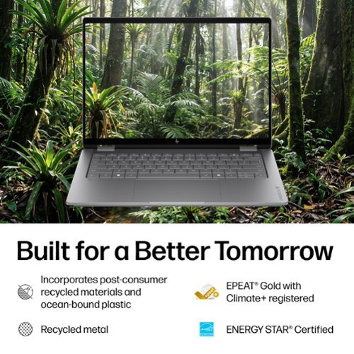 HP OmniBook X Flip 2-in-1 - 14 2K OLED Touchscreen Laptop - Intel Core Ultra 7 (2026) - 16GB Memory - 1TB SSD - Copilot+ - Meteor Silver BUY IN DUBAI