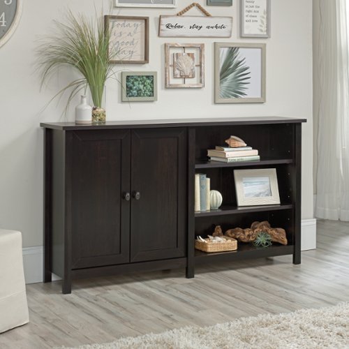 Sauder - County Line Console - Estate Black-Front_Standard 