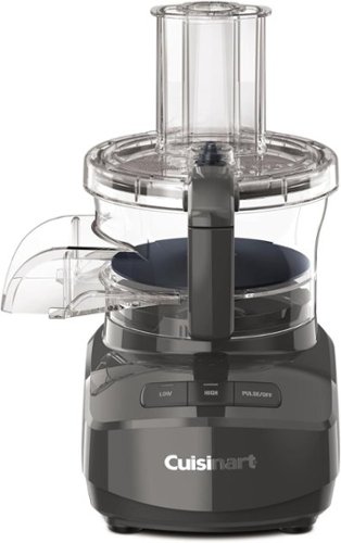 Cuisinart - Refurbished Excellent - 9-Cup Continuous Feed Food Processor - Gray-Front_Standard 