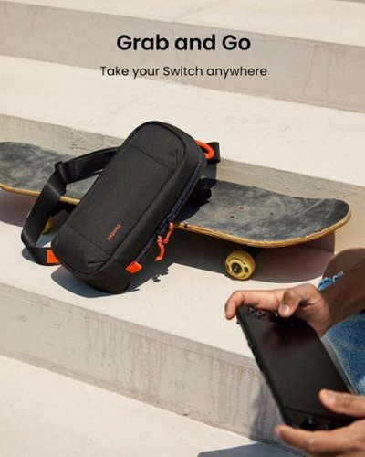 tomtoc Sling Crossbody Bag for Nintendo Switch 2 Model 2025, Protective Portable Chest Carrying Gaming Pouch - Black BUY IN EUROPE