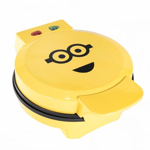 Uncanny Brands - Minions Kevin Waffle Maker - Yellow-Front_Standard 