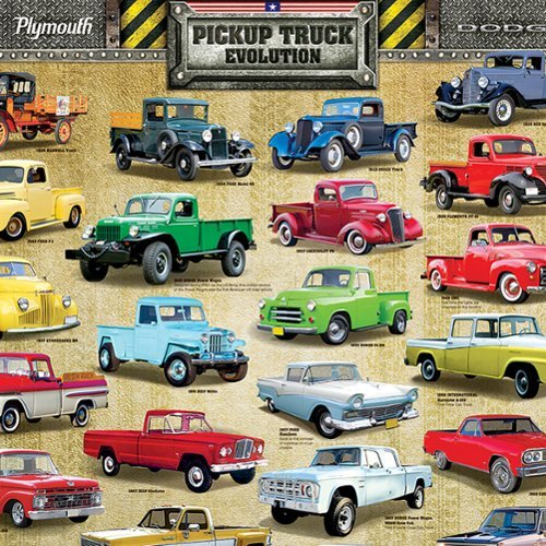 Eurographics Pickup Truck Evolution Puzzle, 1000 Pieces WORLDWIDE DELIVERY
