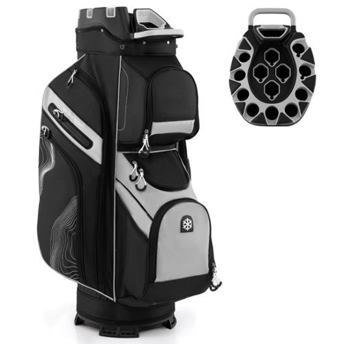 ゴルフバッグ Gymax Golf Cart Bag Molded Lock Top Golf Bag w/14 Way Full Length