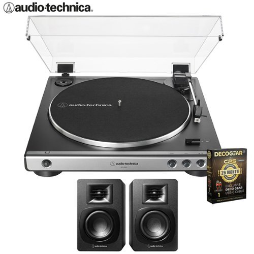 Audio Technica AT LP60X Fully Automatic Turntable w/ AT SP3X