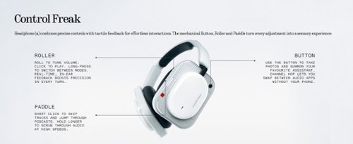 Nothing Headphone (a) Wireless Over-Ear Bluetooth Headphones - Black BUY IN SINGAPORE