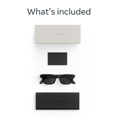 Meta Adventurer Large - Smart AI glasses—Meta AI, 12MP Camera, Live Translate — Polarized Grey Lenses - Classic Black BUY IN UAE