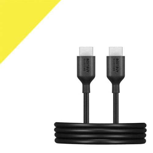 Best Buy essentials™ 3' 4K Ultra HD HDMI Cable - Black WHERE TO BUY