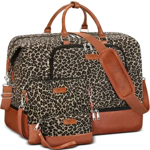 E-Brown Leopard 3pcs