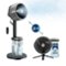 Shark - FlexBreeze Pro Mist - Indoor & Outdoor Fan with Misting System, Corded or Cordless - Charcoal Grey-Front_Standard