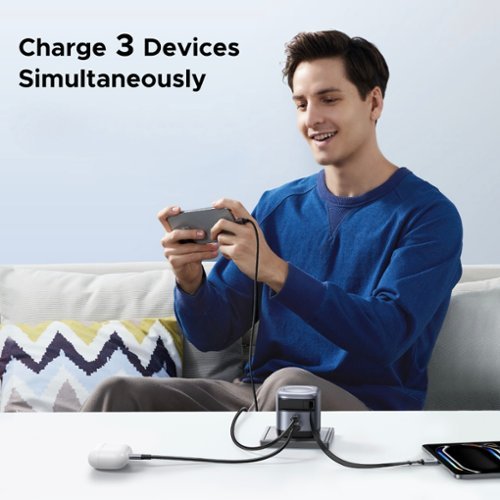 UGREEN Nexode 45W USB-C Charger with Retractable Cable, PPS Fast GaN Charger for Laptops, Tablets, Cell Phones - Black WORLDWIDE DELIVERY