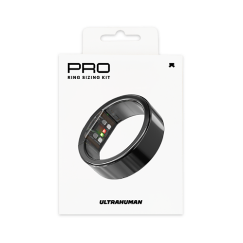 Ultrahuman - Ring PRO Sizing Kit | Choose from Sizes 5-14 | Sizing Guide for Your Smart Wearable Ring - Black - (2026)