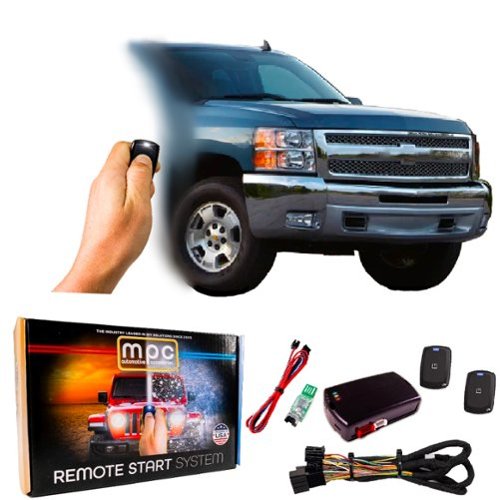 MPC - Plug-n-Play 1-Button Remote Start Kit For 2007-2013 Chevrolet Silverado 1500 - Black-Front_Standard 