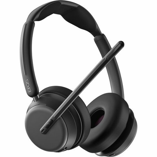 EPOS - IMPACT 1060 Headset - Stereo - Wireless - Bluetooth - On-ear - Binaural - Circumaural - Noise Canceling - Black-Front_Standard 