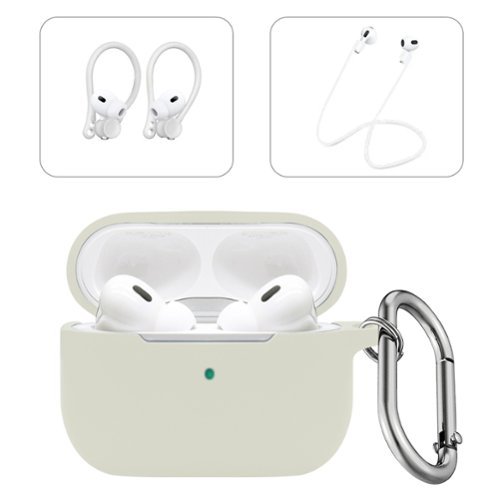 SaharaCase - Apple Airpods Pro 3 Case Kit | Added Accessories | Smooth Silicone | Anti-Shock Material | Venture Series - Lime Stone-Front_Standard 