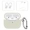 SaharaCase - Apple Airpods Pro 3 Case Kit | Added Accessories | Smooth Silicone | Anti-Shock Material | Venture Series - Lime Stone-Front_Standard