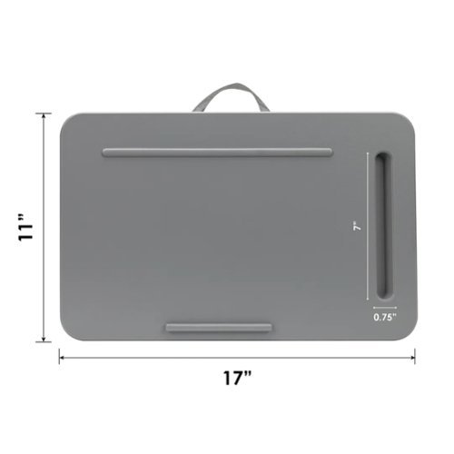 LapGear Sidekick Lap Desk for 15.6 Laptop - Gray Herringbone HOW TO BUY