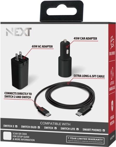 NEXT Universal Mobile Power Pack for Nintendo Switch 2 and Switch - Black SHOP ONLINE