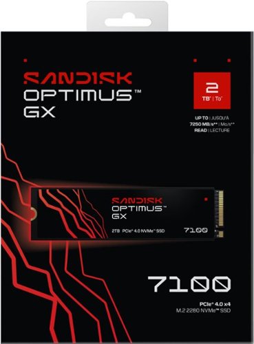 SANDISK 2TB Optimus GX 7100 PCIe 4.0 x4 M.2 2280 NVMe SSD