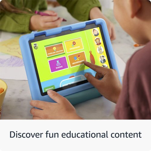 Amazon Fire HD 8 Kids tablet, ages 3-7 | 3GB memory, 13-hr battery, 32GB (2024 release) - Disney Pixar Cars GLOBAL SHIPPING
