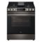 LG - 5.8 Cu. Ft. Slide-In Gas True Convection Smart Range with EasyClean, Air Fry and Premium Handle - Stainless Steel-Front_Standard