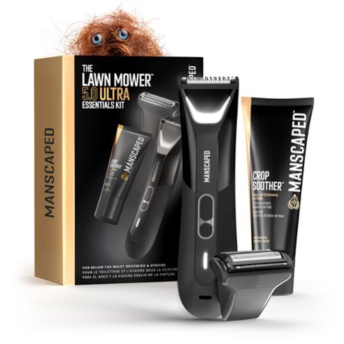 Manscaped - The Lawn Mower 5.0 Ultra Hair Trimmer Essentials Kit - Black-Front_Standard 