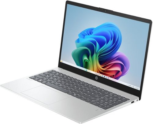 HP OmniBook 3 - Copilot+ PC - 15.6 Full HD Touch-Screen Laptop - AMD Ryzen 5 AI 5 330 - 16GB Memory - 512GB SSD - Glacier Silver BUY ONLINE