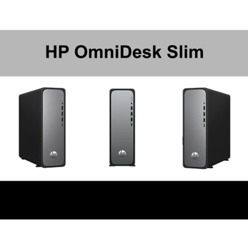 HP Upgraded OmniDesk Slim Desktop (i3 13100, 16GB, 512GB SSD