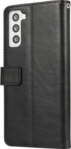 SaharaCase Genuine Leather Folio Wallet Case for Samsung Galaxy S24 - Black WORLDWIDE DELIVERY