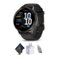 Garmin - Venu 4, 45mm, Advanced Health and Fitness GPS Smartwatch, Slate with Black Silicone Band - Black - (2025)-Front_Standard