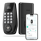 DESLOC - C100 Plus Smart WiFi Door Lock with App Control, Smart Keypad Deadbolt for Front Door - Black-Front_Standard