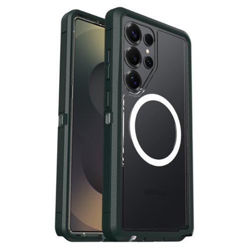 OtterBox - Defender Series Pro XT Hard Shell with Magnets for Samsung Galaxy S25 Ultra - Sagebrush Green-Front_Standard